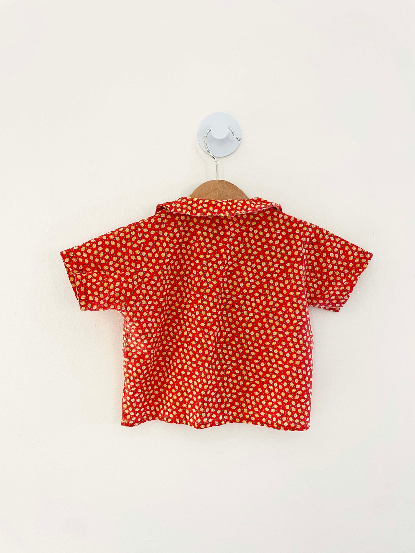 Healthtex Patterned Button Down Shirt / 18-24M