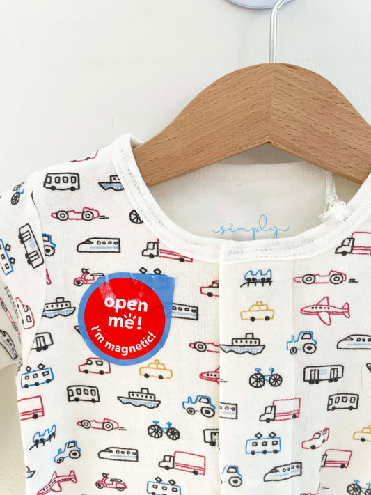 Magnetic Me Footsie Pajama / 3-6M