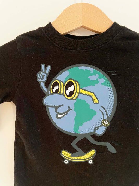 Baby Gap Long Sleeve Skater Dude Top / 3-6M