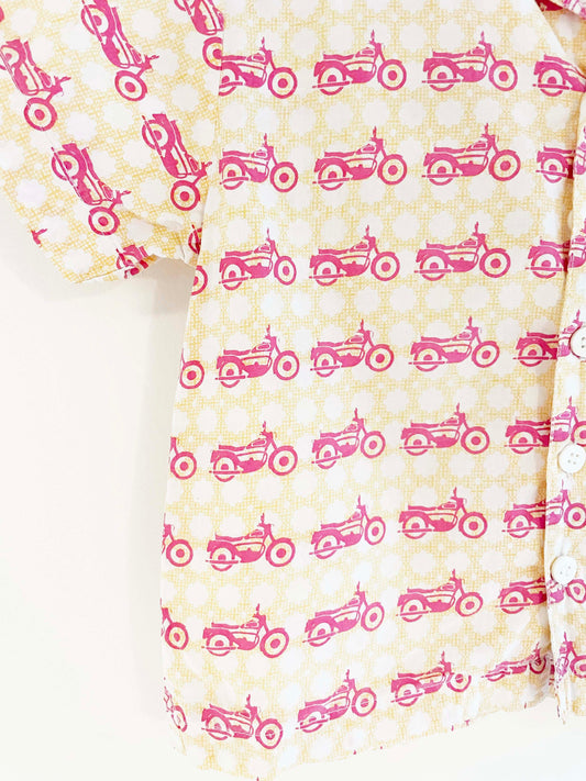 Royal Enfield for Gumdrops Button Down Shirt / 1-2Y