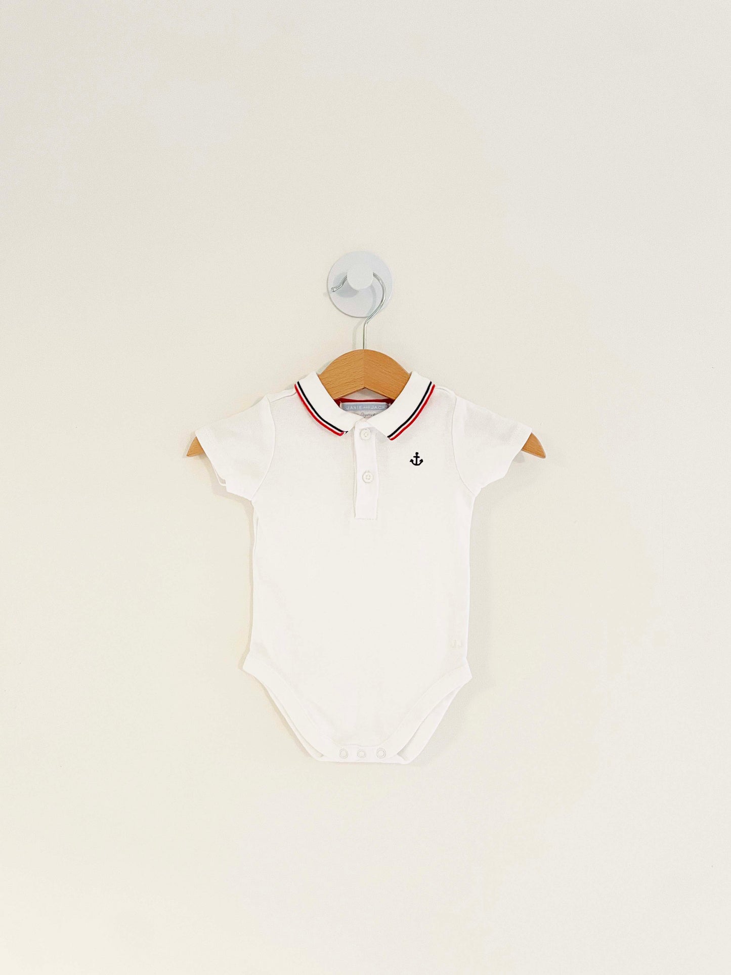 Janie and Jack Short Sleeve Onesie / 0-3M