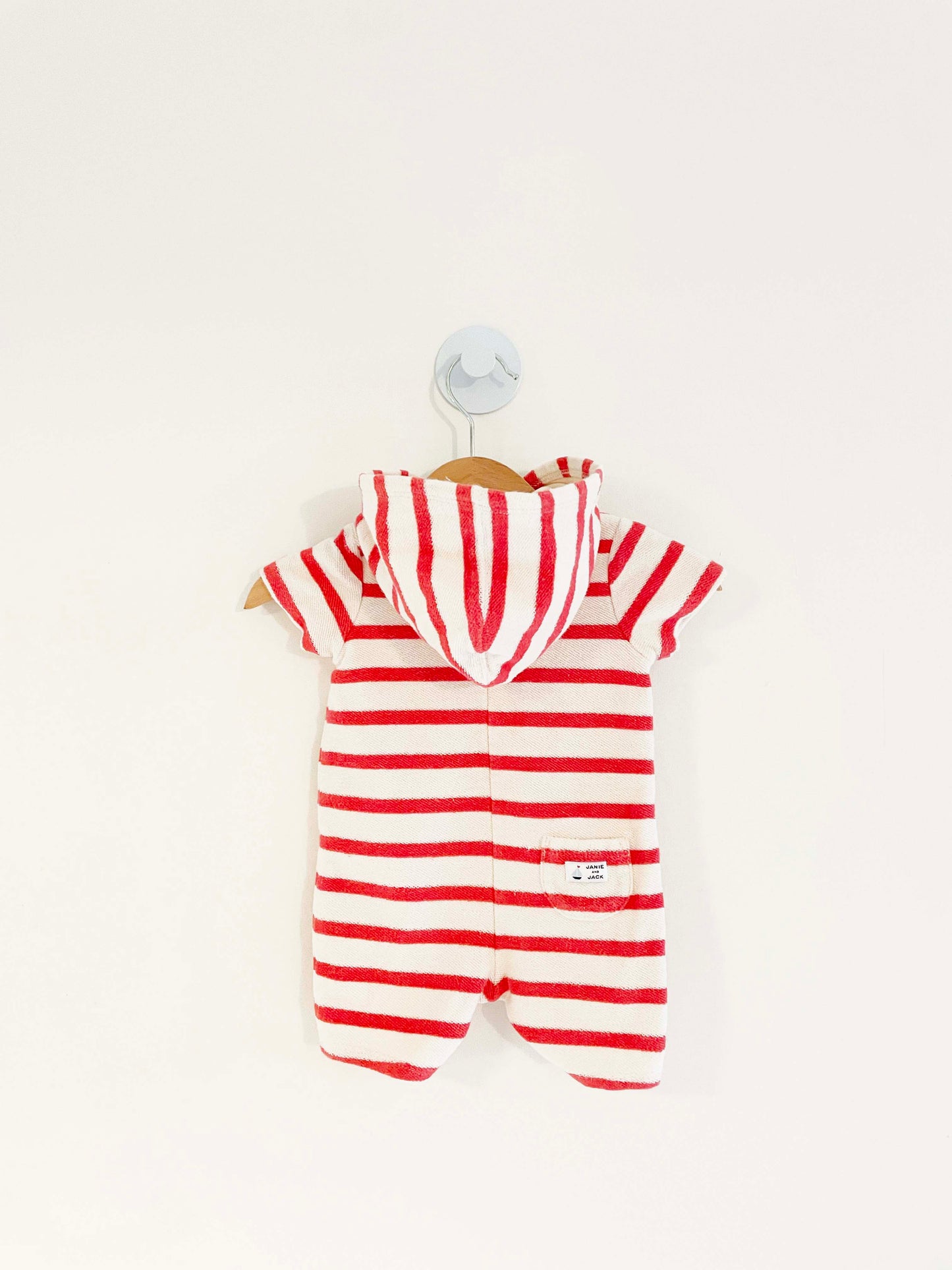 Janie and Jack Striped Romper / 0-3M