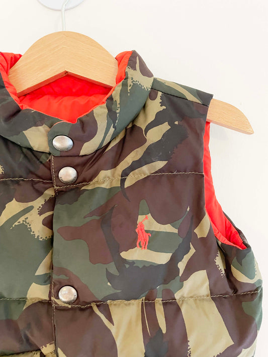Ralph Lauren Down Reversible Puffer Vest / 24M