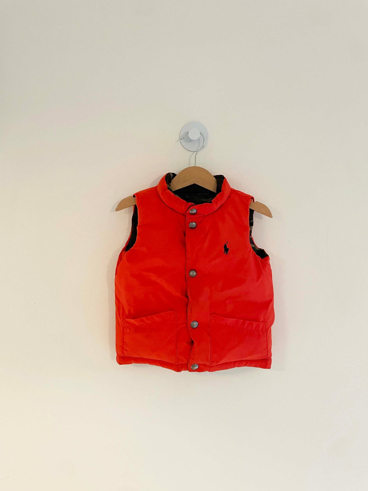 Ralph Lauren Down Reversible Puffer Vest / 24M