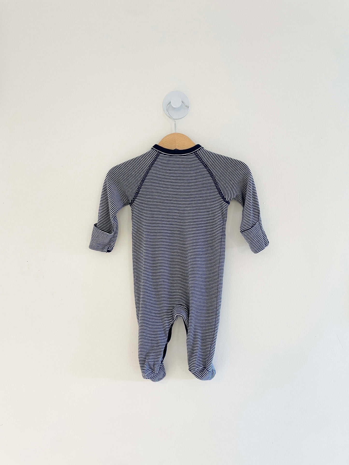 Ralph Lauren Footed Striped Onesie Pajama / 3M