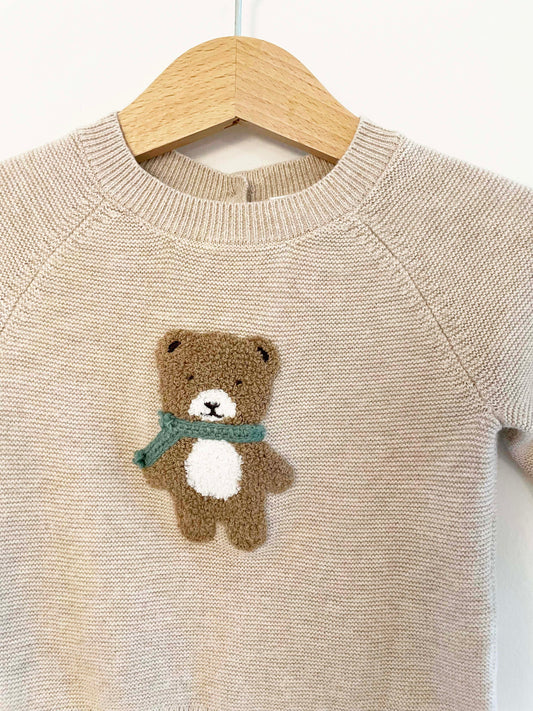Little Me 2-Piece Teddy Sweater Set / 3M