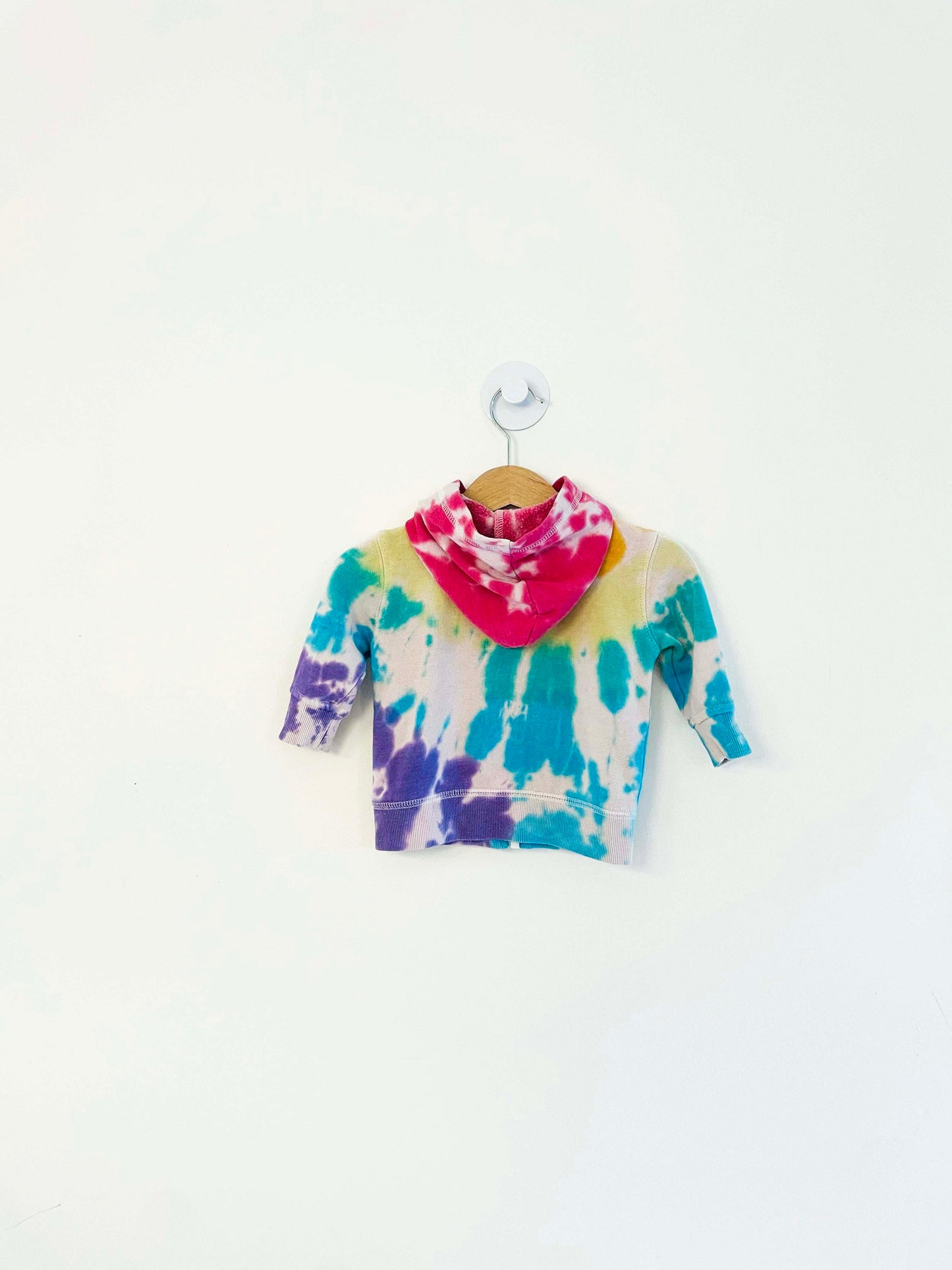Assorted Brands Tie-Dye Zip Hoodie / 0-3M