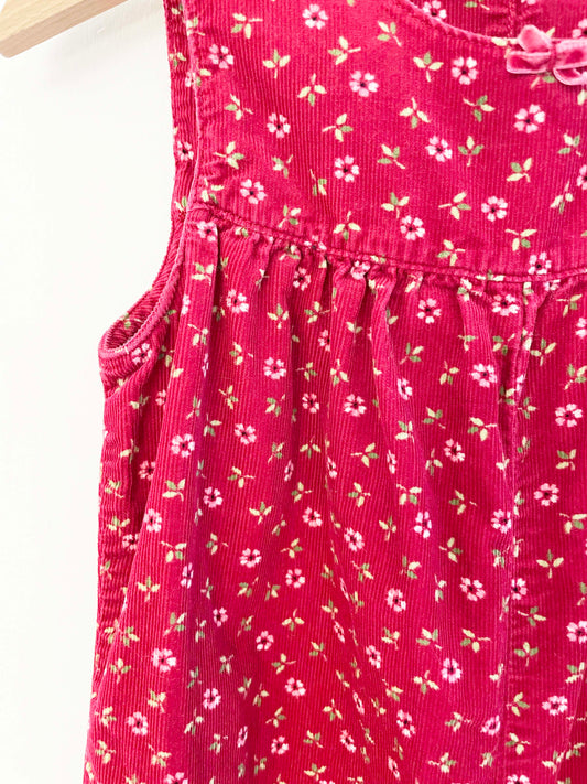Gymboree Floral Corduroy Jumpsuit / 18-24M
