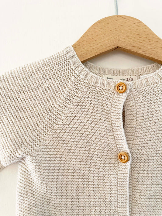 Zara Mini Button Down Cardigan / 0-3M