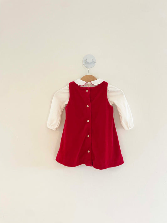 Ralph Lauren 2-Piece Dress and Onesie Set / 6M