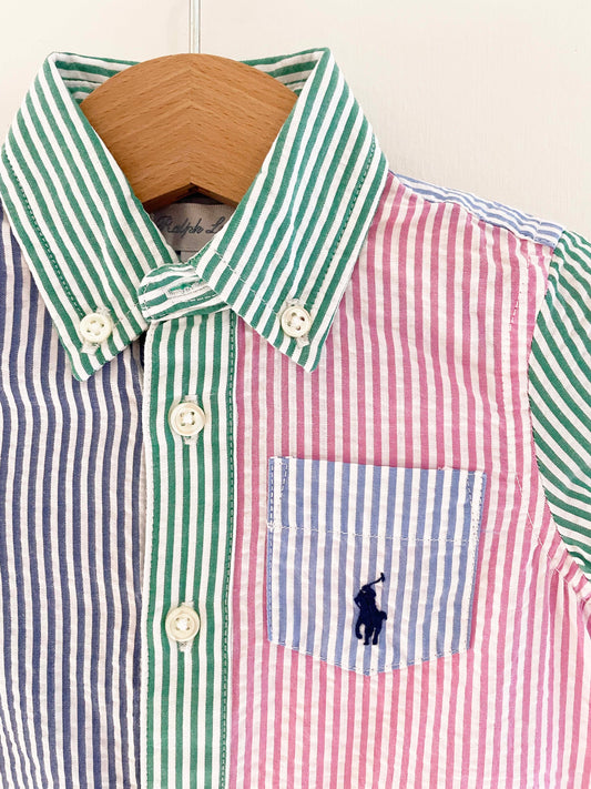Ralph Lauren Striped Romper / 6M