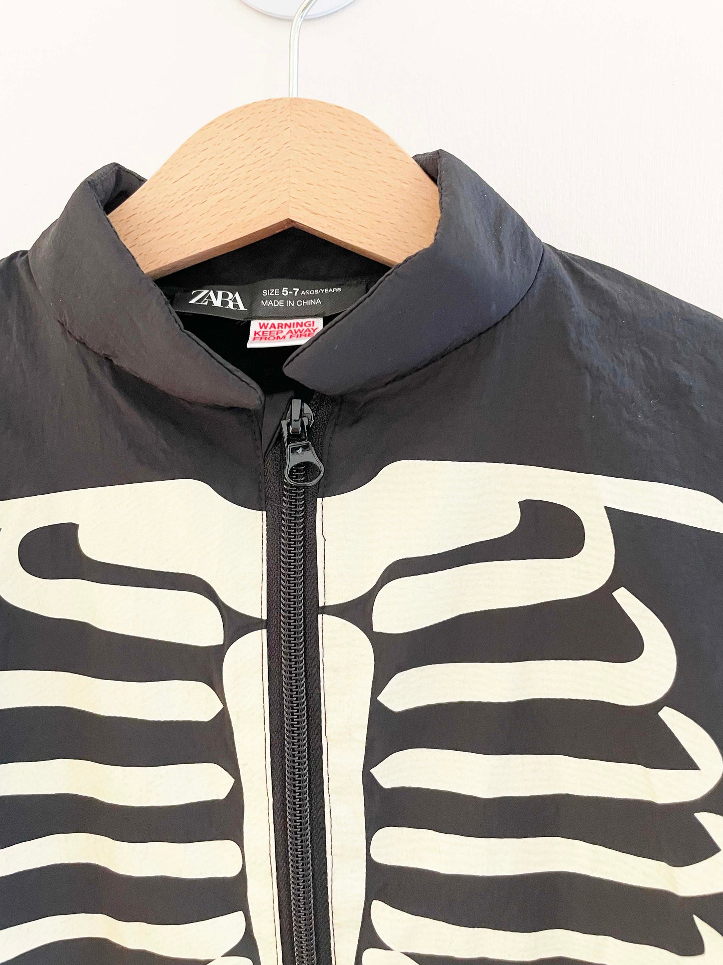 Zara Skeleton Jumpsuit / 5-7Y