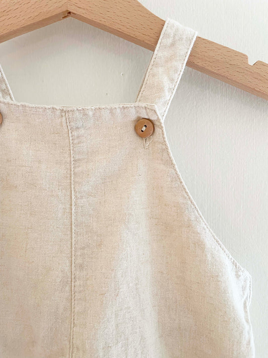 Zara Linen Overall / 3-6M