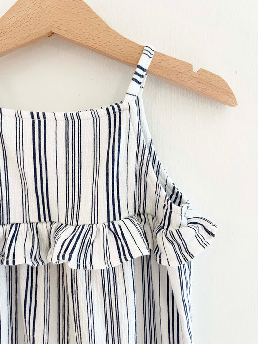 Assorted Brands Striped Jumpsuit / 12M