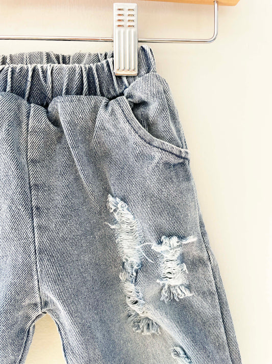 Assorted Brands Distressed Jeans / 3-6M