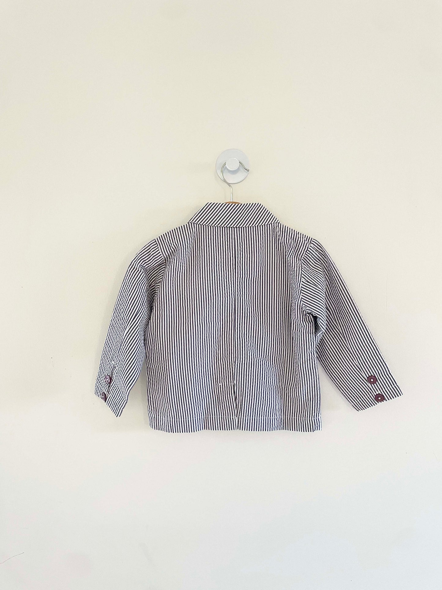 Monica + Andy Pin Striped Blazer / 4Y