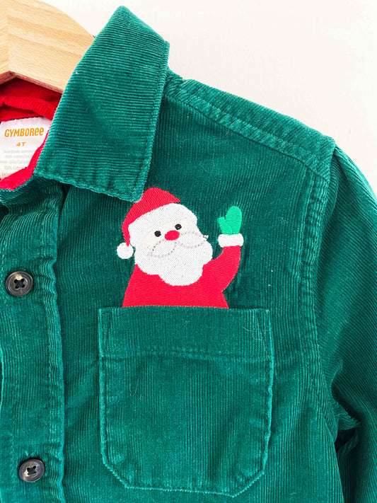 Gymboree Corduroy Button Down Shirt / 4Y