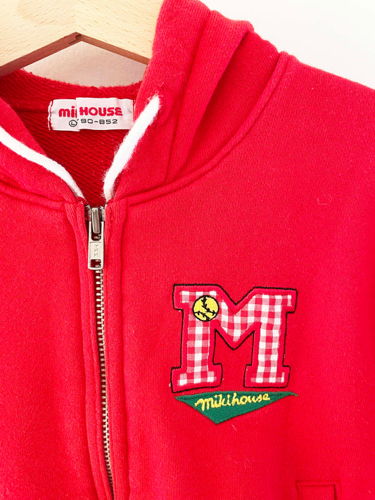 Miki House Zip Up Hoodie / 2Y