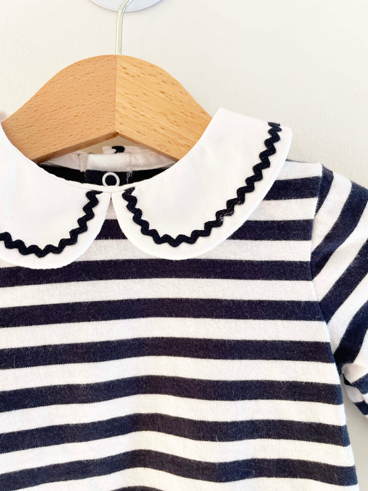 Jacadi Striped Top / 12M