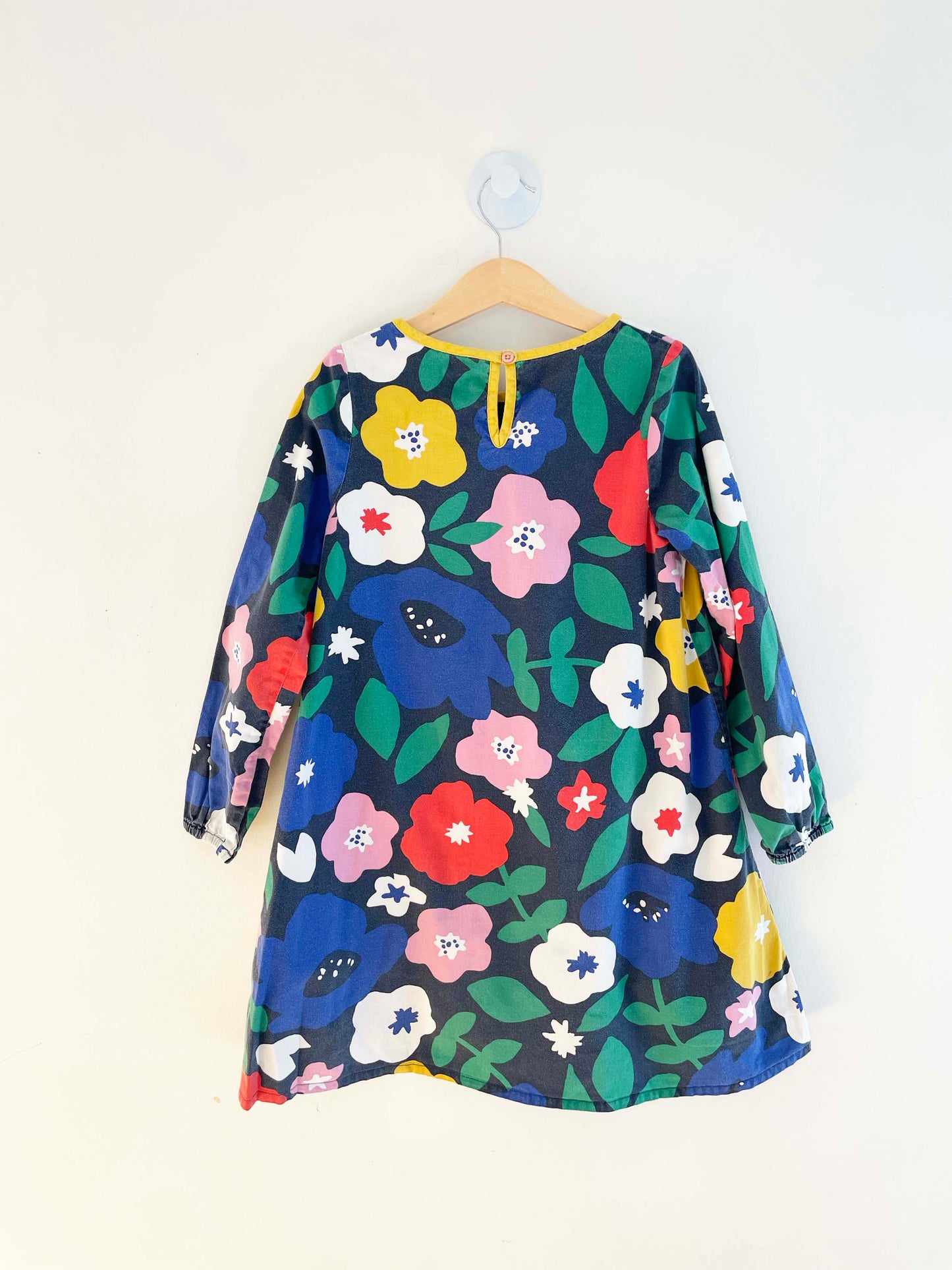 Mini Boden Floral Print Dress / 7-8Y