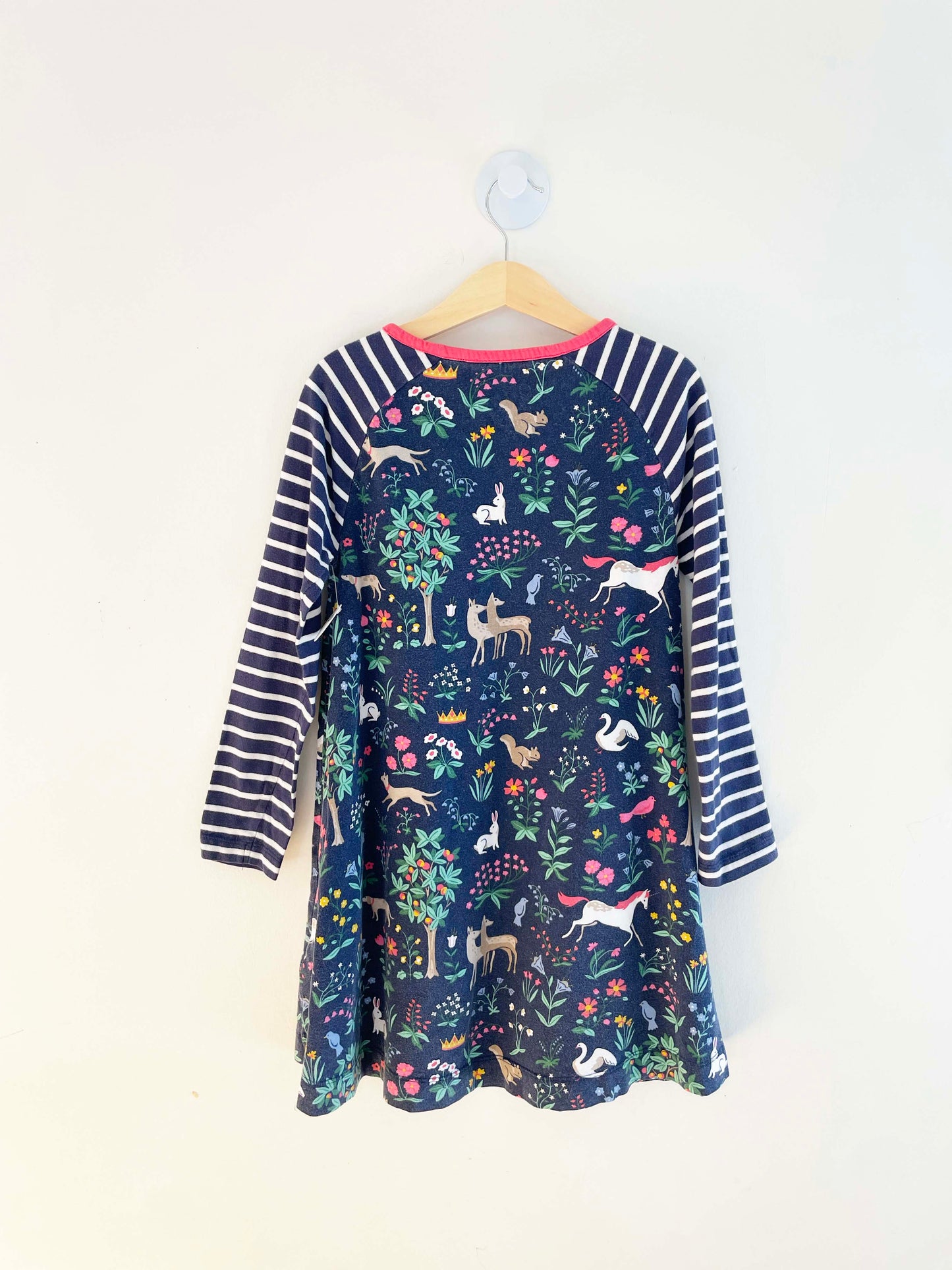Mini Boden Nature Print Dress / 7-8Y
