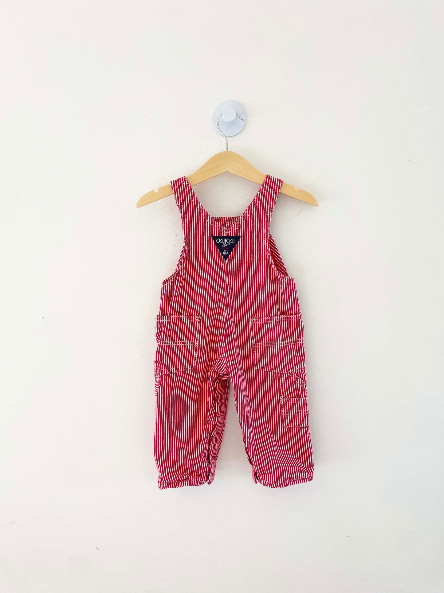Oshkosh B'Gosh Striped Overall / 9M