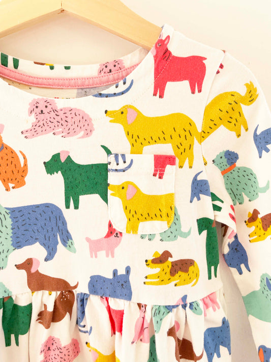 Mini Boden Animal Print Dress / 5-6Y