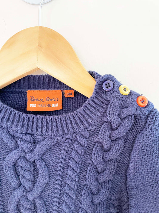 Patrick Francis Ireland Knit Sweater / 3-4Y
