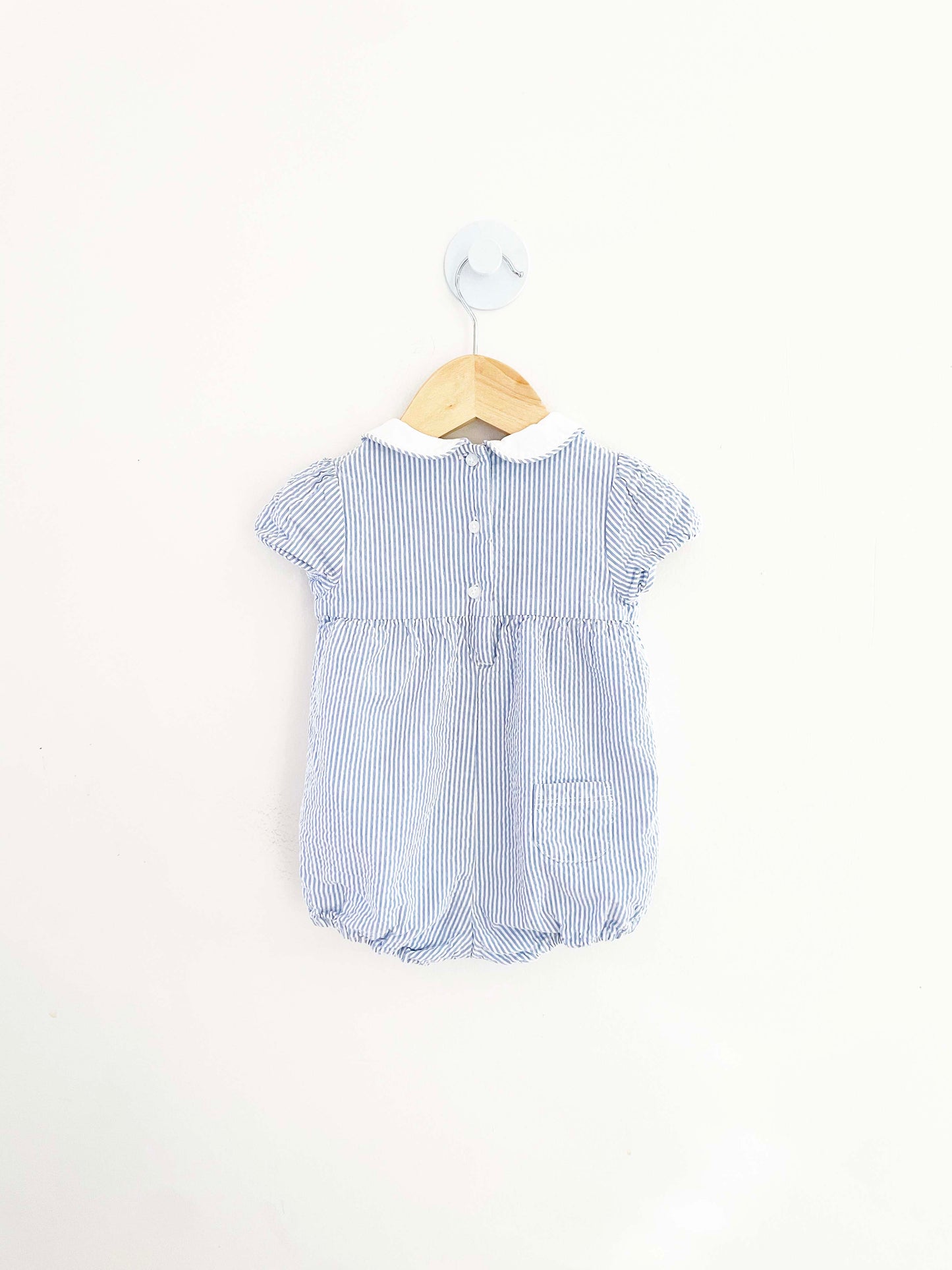 Janie & Jack Whale Onsie / 6-12M