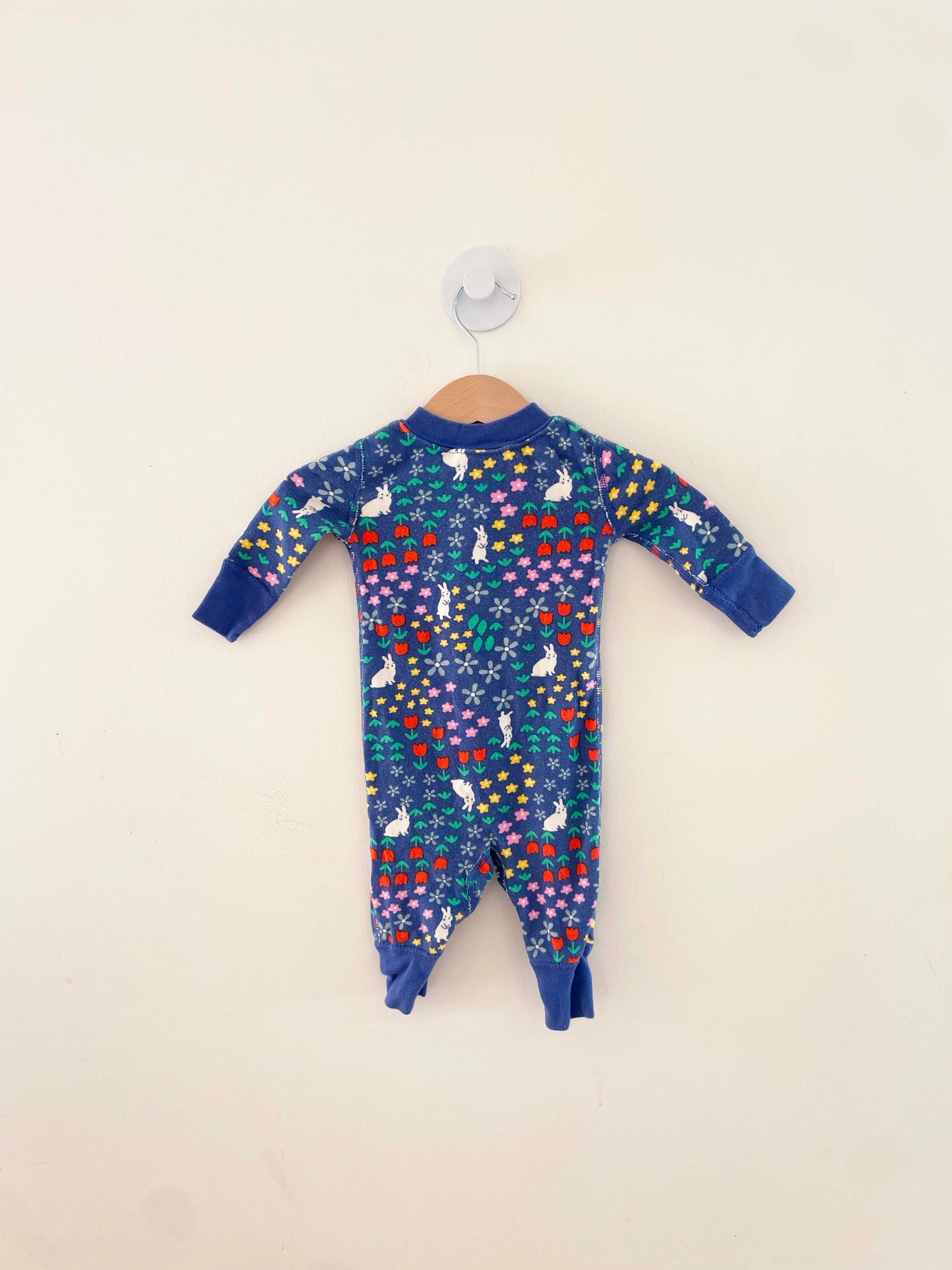 Hanna Andersson Zip Up Onesie / 0-3M