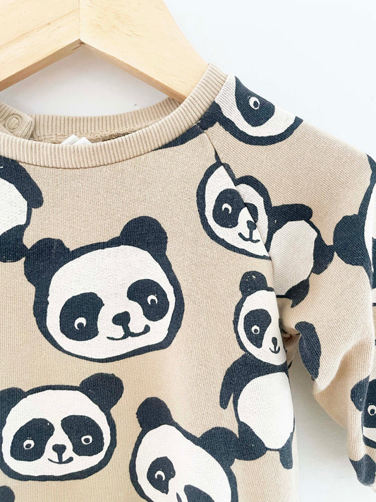 H&M Panda Sweatshirt / 9M