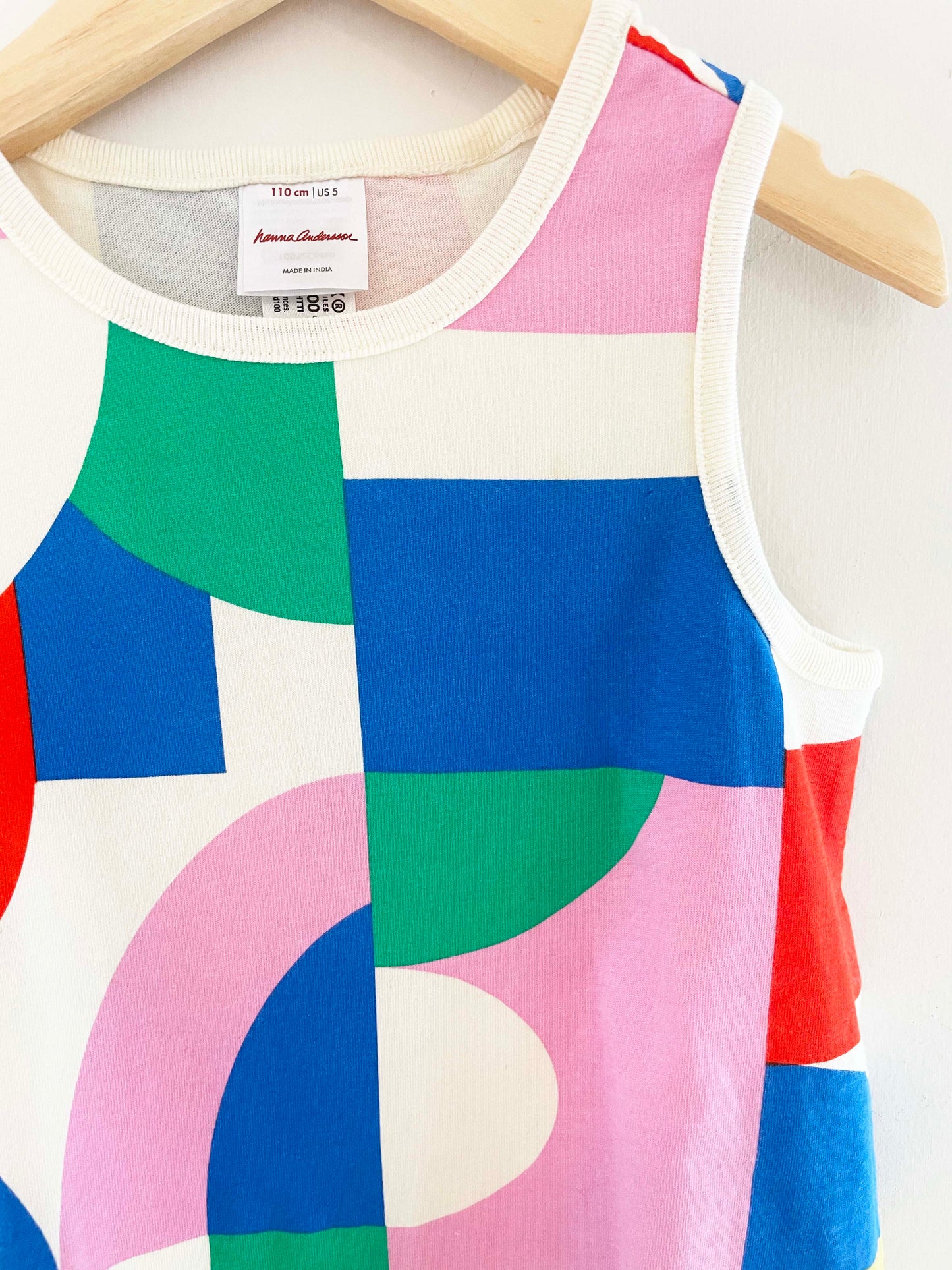 Hanna Andersson Shapes Dress / 5Y