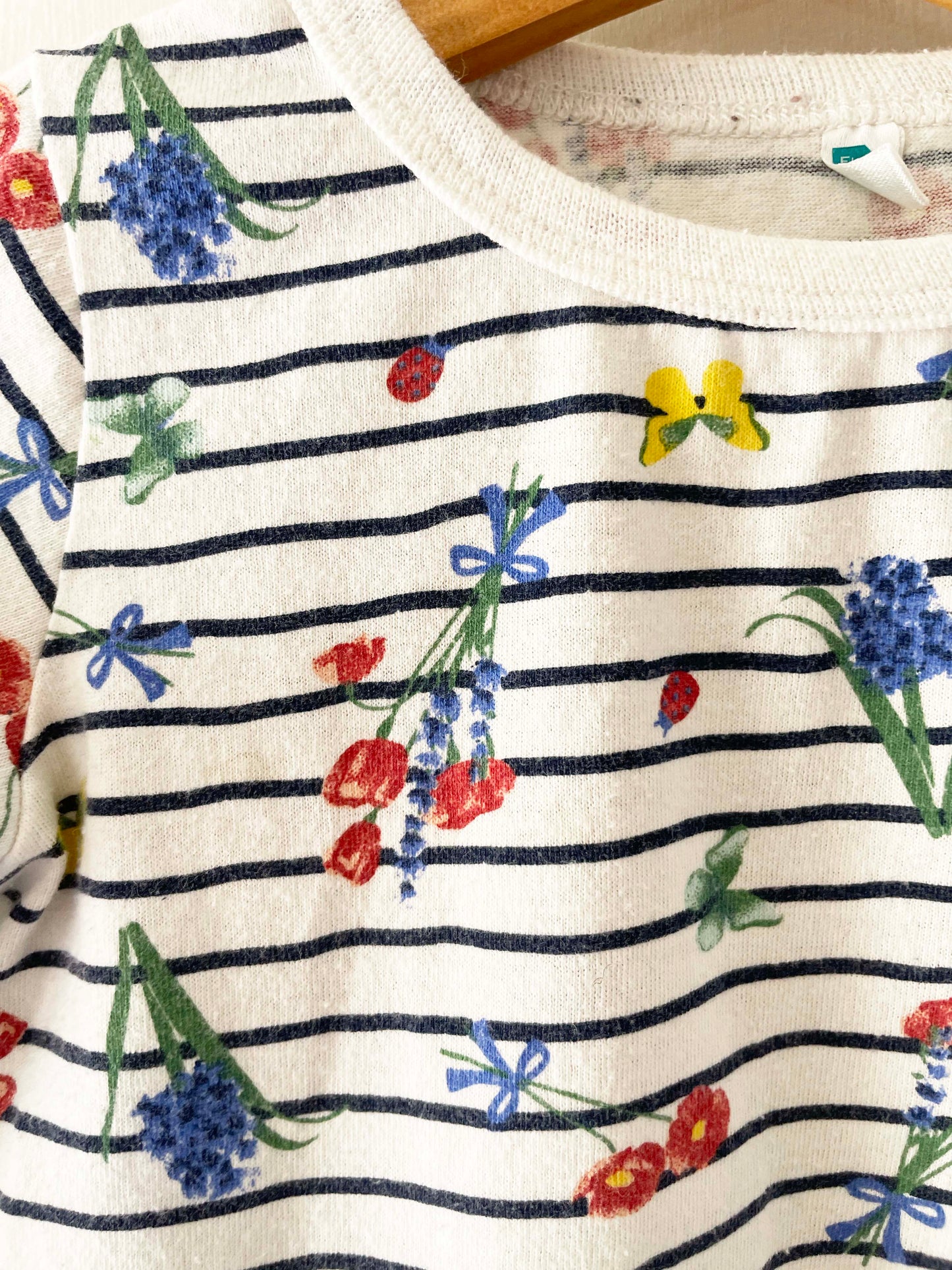 Elfin Doll Japan Floral Shirt / 12-18M