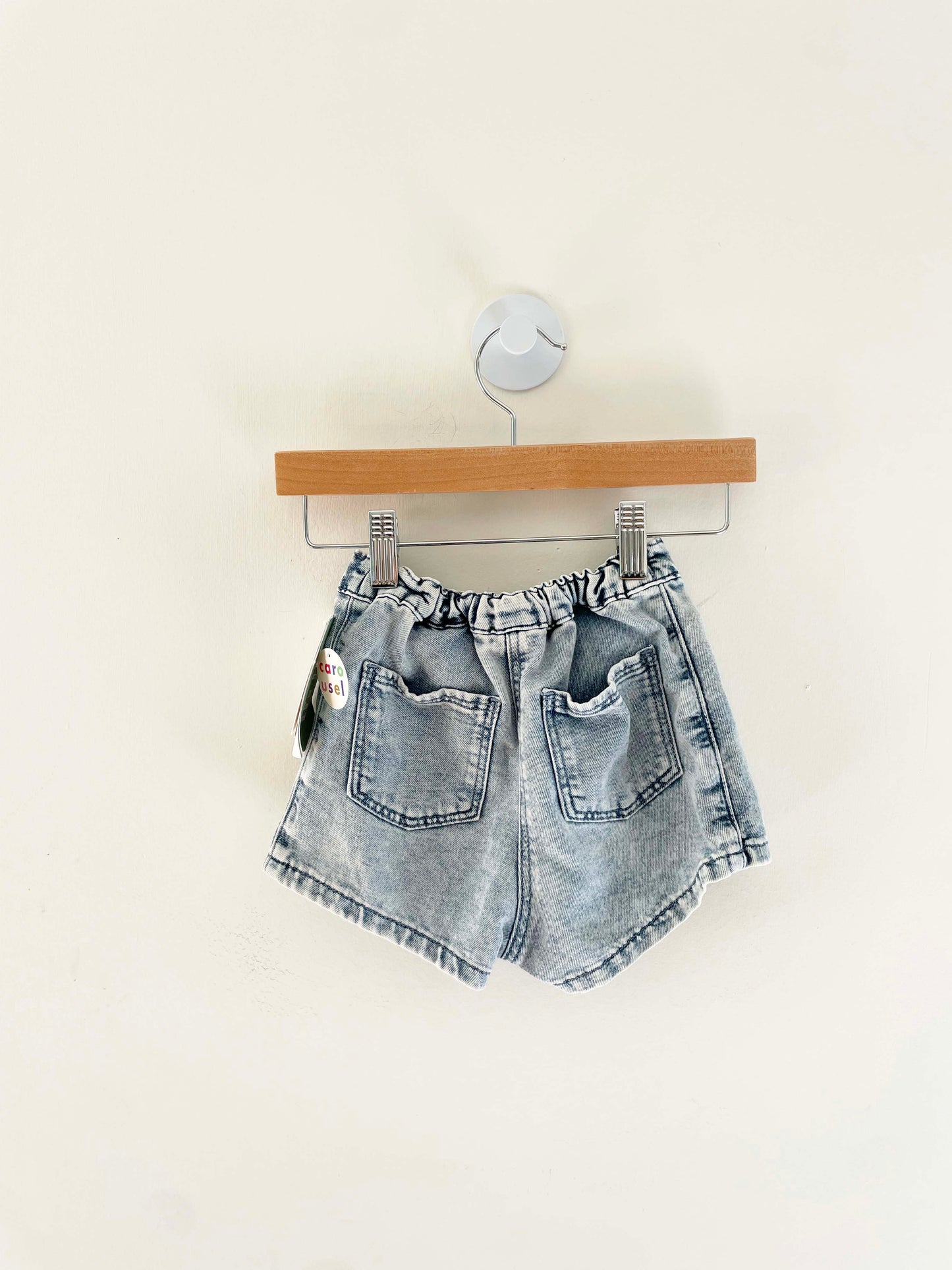H&M Floral Denim Skort / 12-18M