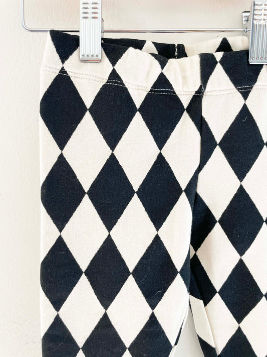 H&M Harlequin Leggings / 2-3Y