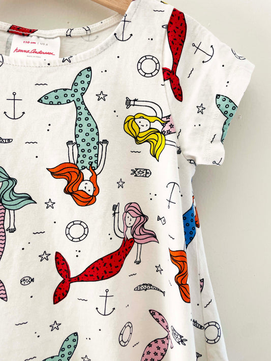 Hanna Andersson Mermaid Dress / 5Y