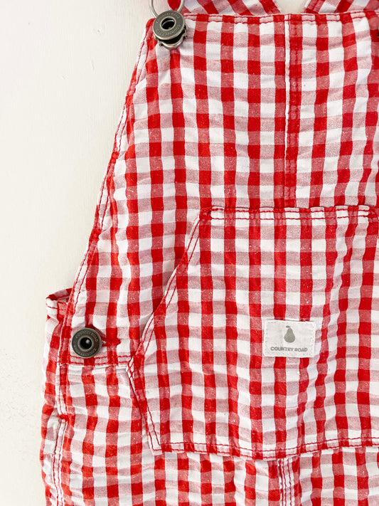 Country Road Gingham Overall / 18-24M