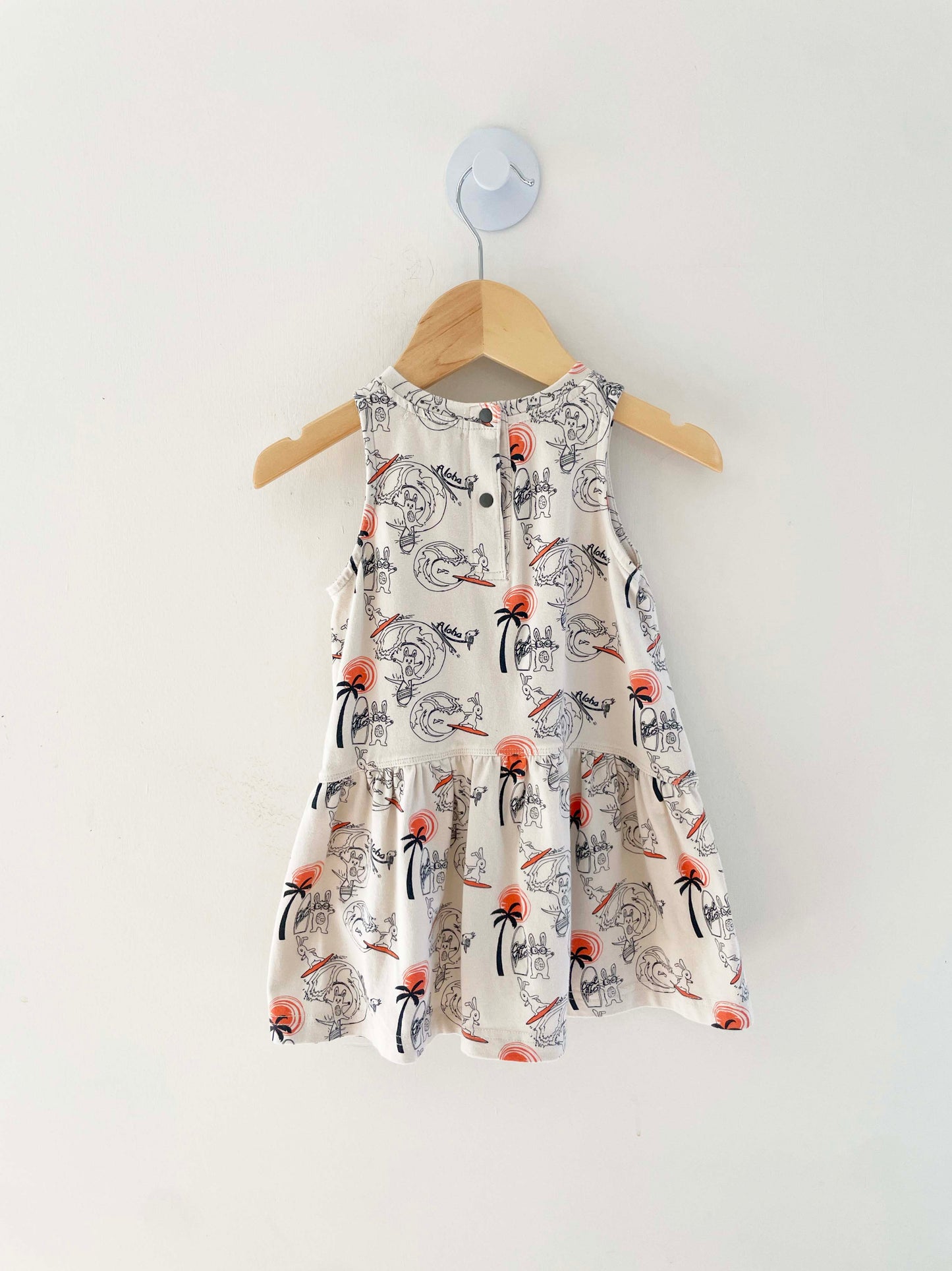 The Bonniemob Surfer Bunny Dress / 12-18M