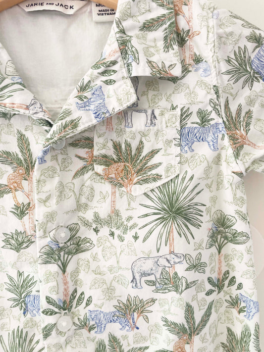 Janie & Jack Jungle Onesie / 3-6M