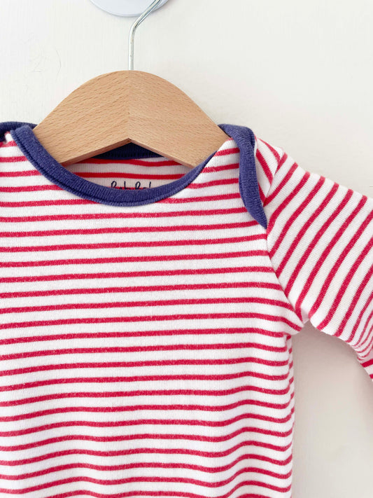 Baby Boden Striped Onesie / 3-6M