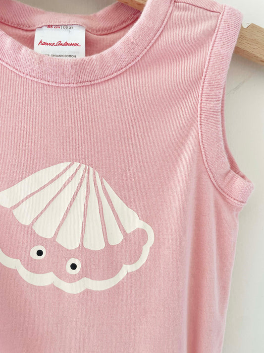 Hanna Andersson Shell Onesie / 2Y