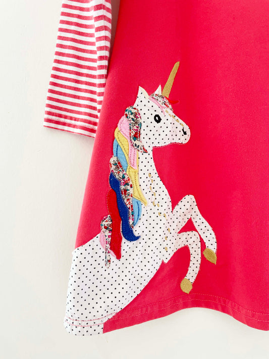 Assorted Brands Unicorn Dress / 4Y