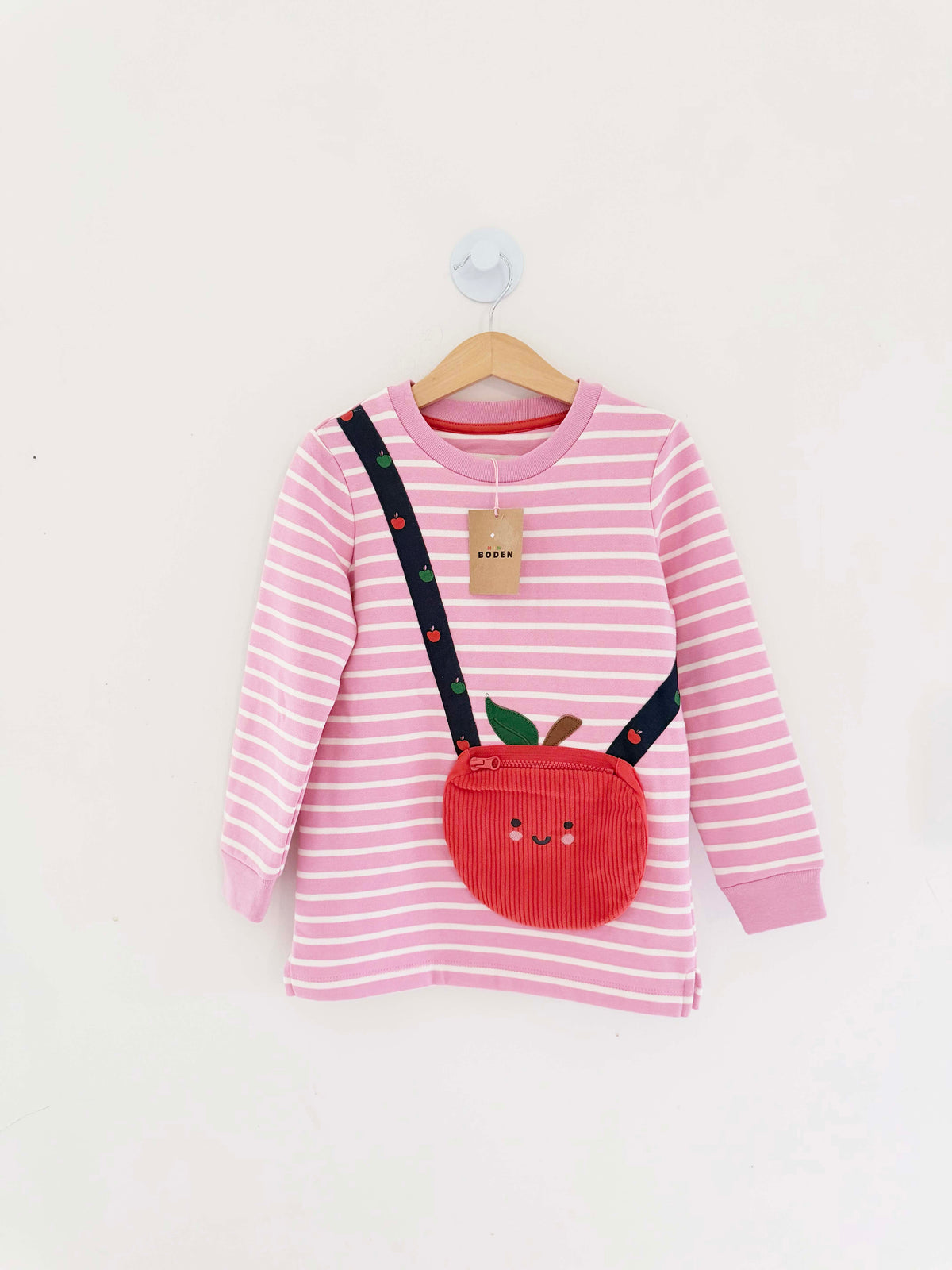 Mini Boden Apple Purse Tunic / 5-6Y