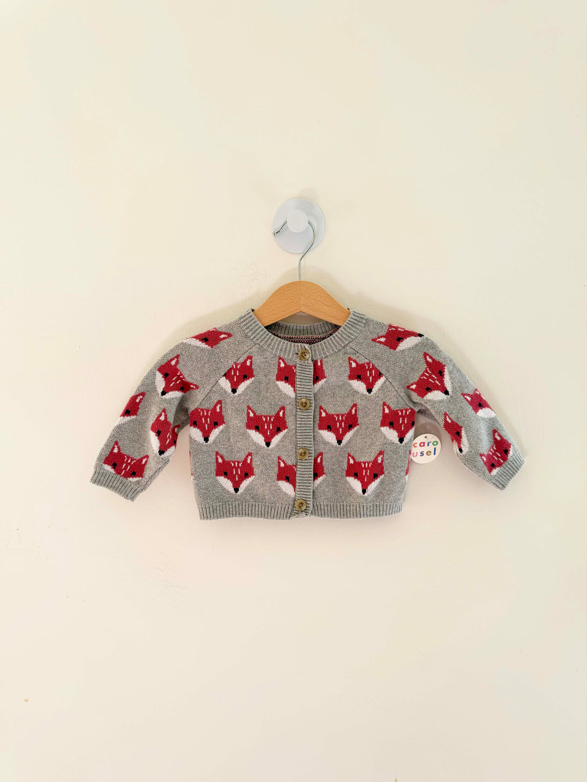 Tea Collection Fox Cardigan / 6-9M