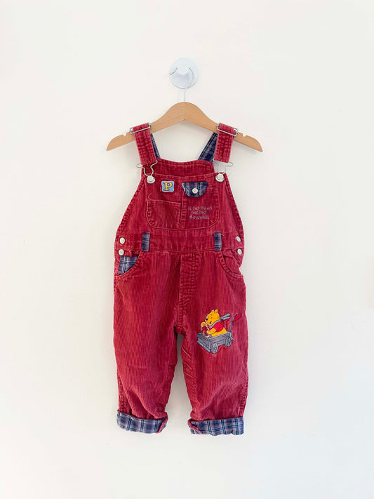 Winnie The Pooh Corduroy Overalls / 18-24M