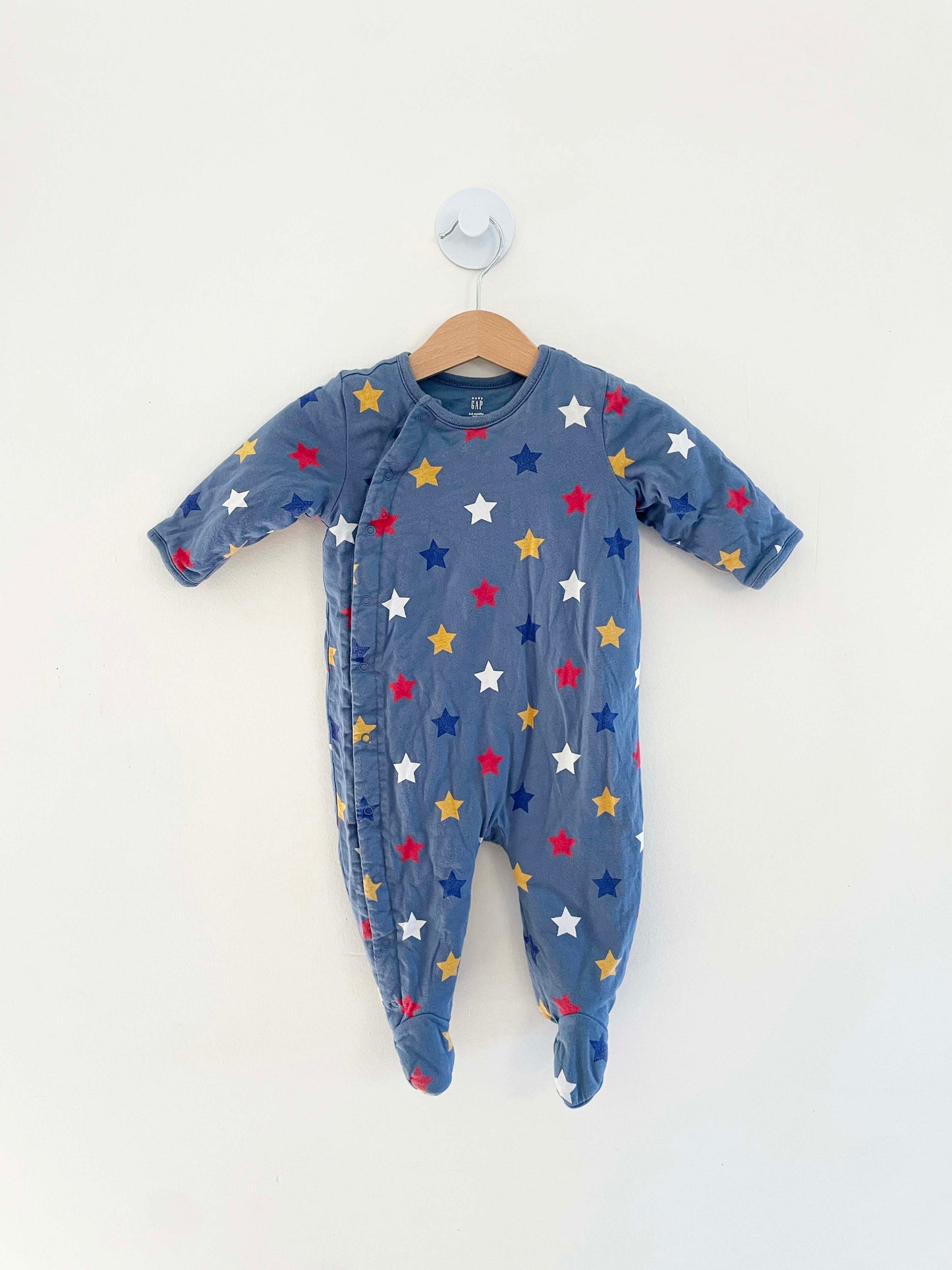 Baby Gap Star Print Coverall / 3-6 M