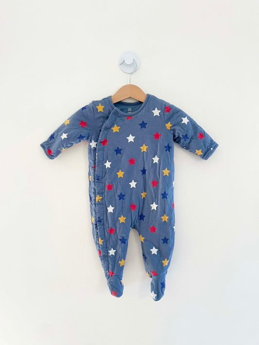 Baby Gap Star Print Coverall / 3-6 M