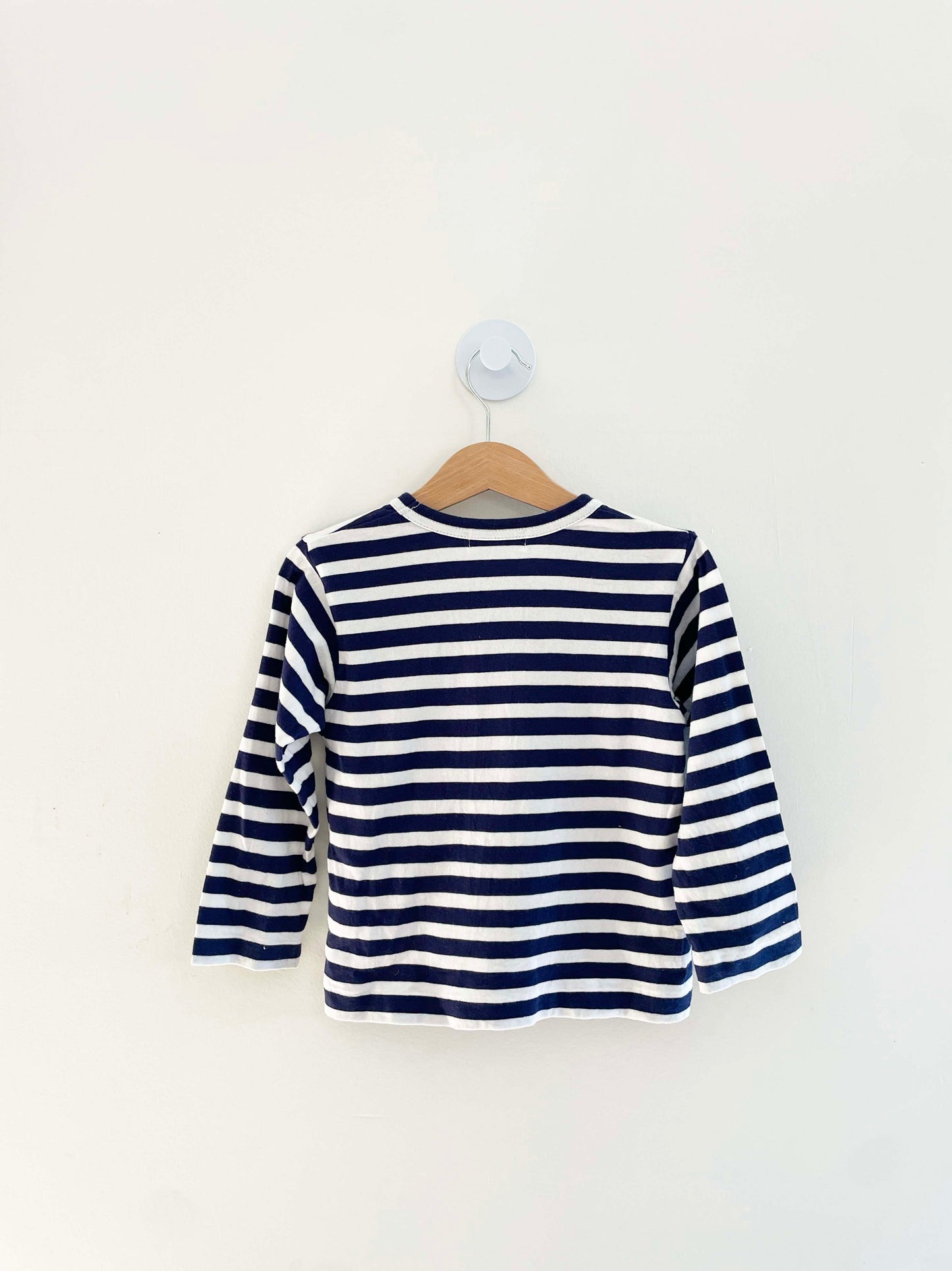 Comme des Garcons Play Striped Logo Shirt / 2Y