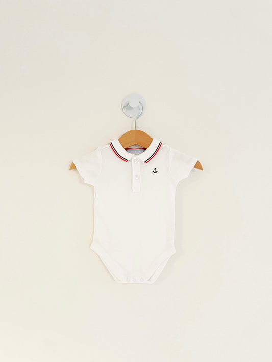 Janie and Jack Short Sleeve Onesie / 0-3M