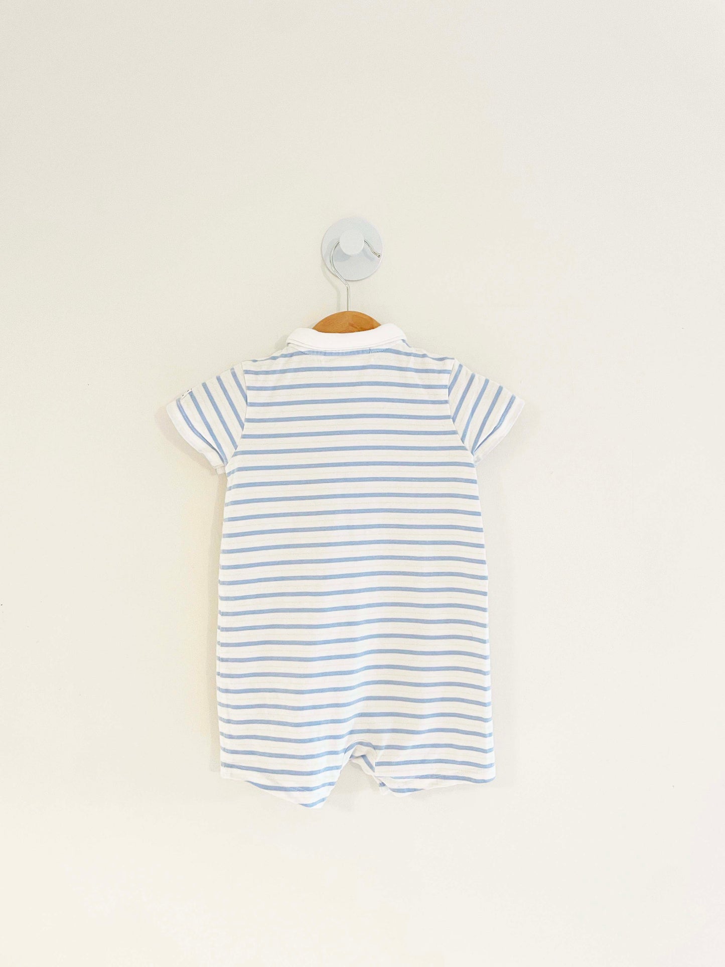 Janie and Jack Striped Romper / 3-6M